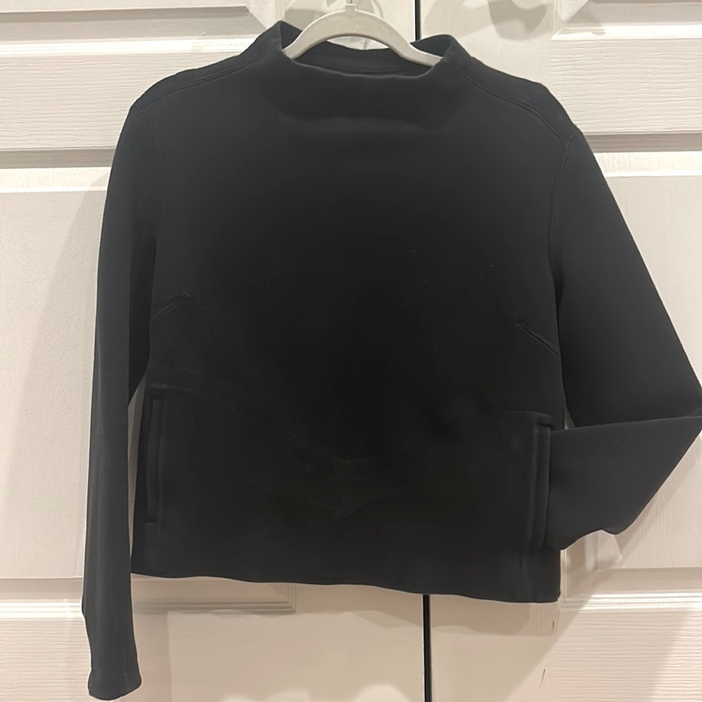 lululemon pocketed mockneck pullover